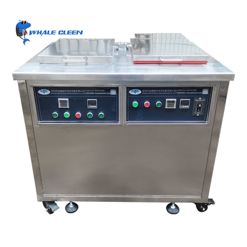 Two Tanks 2400W 175L Ultrasonic Cleaner for Industrial Parts Washing with Heating & Drying