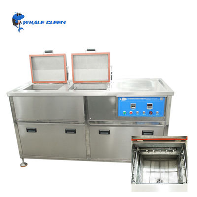 28Khz/40 Khz 2개의 탱크 산업 초음파 세탁기술자 0-1800W 135L 고압 살포